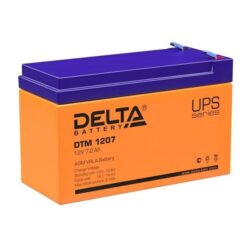 Аккумулятор 12В 7А/ч (DTM 1207) Delta свинцово-кислотный