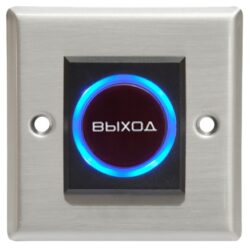 PTE-301, кнопка выхода врезная, металлическая, бесконтактная
